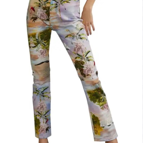Cynthia Rowley Multicolor Scenic Straight Leg Pants - Picture 2 of 8